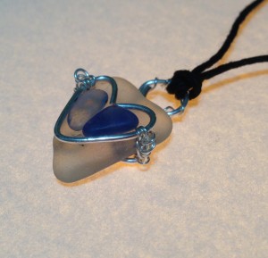 Monogrammed Heart #1Pendant Front