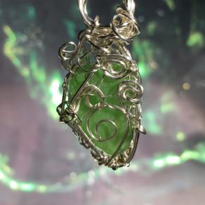 Silver Filigree Locket #1Reverse