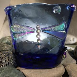 Blue Dragonfly Night Light